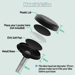 Soporte antirrobo para localizador de bicicl...
