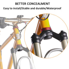 Para Airtag bicicleta montaje oculto bicicle...