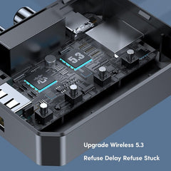 Receptor Bluetooth 5.3 Función NFC Amplifica...