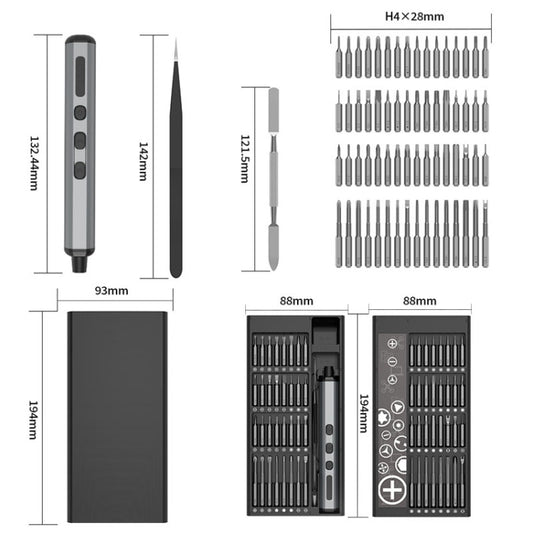 Juego de destornilladores eléctricos para el...