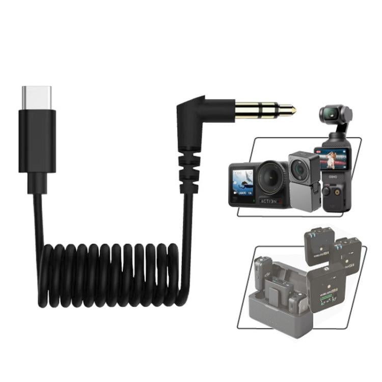 Cable adaptador de audio USB-C / Tipo-C a 3,5 mm para DJI Pocket 3
