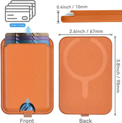 Para iPhone 15/14/13 Tarjetero magnético tipo billetera