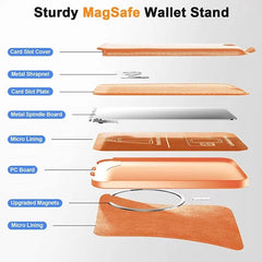 Para iPhone 15/14/13 Tarjetero magnético tipo billetera