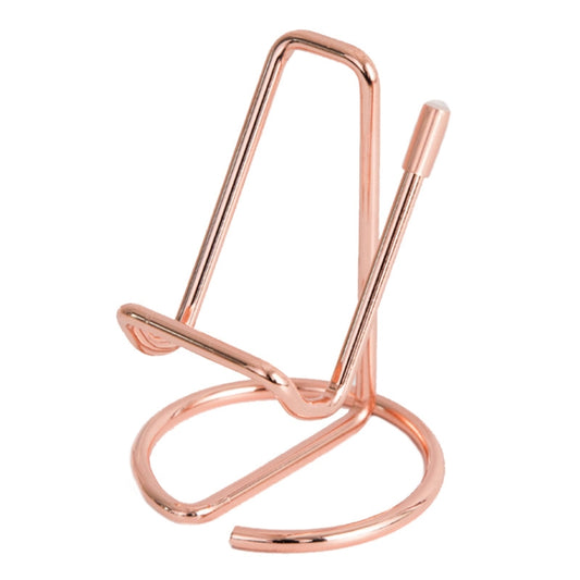 Soporte perezoso para teléfono y tableta de escritorio estable de hierro forjado