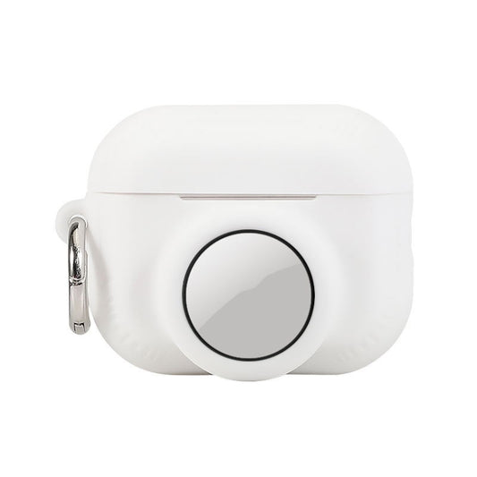 Para AirPods Pro 2 / Airtag 2 en 1 Funda protectora de silicona