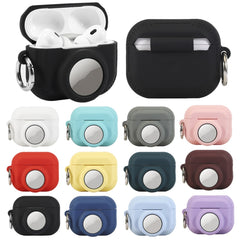 Para AirPods Pro 2 / Airtag 2 en 1 Funda protectora de silicona