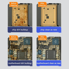Cepillo desgomado mecánico para placa base d...