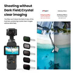 Para DJI Osmo Pocket 3 aMagisn HD Filtros re...
