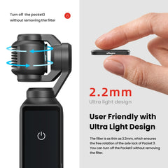 Para DJI Osmo Pocket 3 aMagisn HD Filtros re...