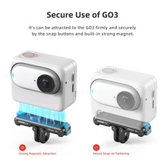 Para Insta360 GO 3 aMagisn Soporte magnético de desmontaje rápido