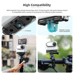 Para Insta360 GO 3 aMagisn Soporte magnético de desmontaje rápido