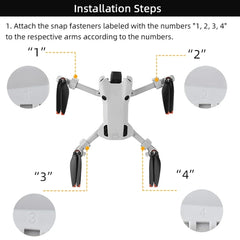 Para DJI Mini 4 Pro Drone tren de aterrizaje