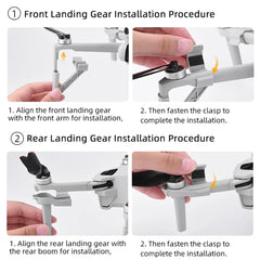 Para DJI Mini 4 Pro Drone tren de aterrizaje