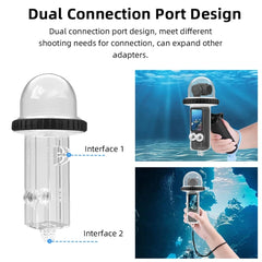 Para DJI Osmo Pocket 3 BRDRC Estuche impermeable de 40 m de profundidad