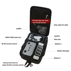 Para DJI Mini 4 Pro BKANO Bolsa de almacenam...