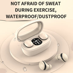 Mini auriculares Bluetooth TWS con contenedo...