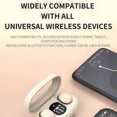 Mini auriculares Bluetooth TWS con contenedo...