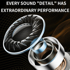 Mini auriculares Bluetooth TWS con contenedo...