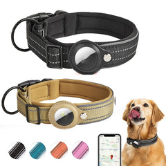 Para AirTag Tracker Collar de perro Forro de...