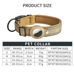 Para AirTag Tracker Collar de perro Forro de...