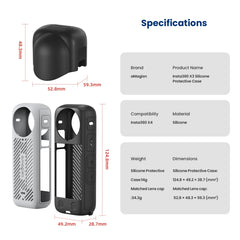 Para Insta360 X4 AMagisn Funda protectora de...