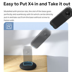 Para Insta360 X4 aMagisn Base de silicona so...