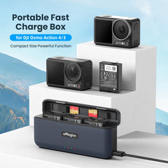 Para DJI Action 4/3 aMagisn caja de carga rá...