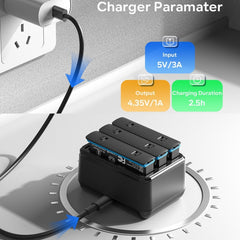 Para Insta360 X4 AMagisn cargador de batería...