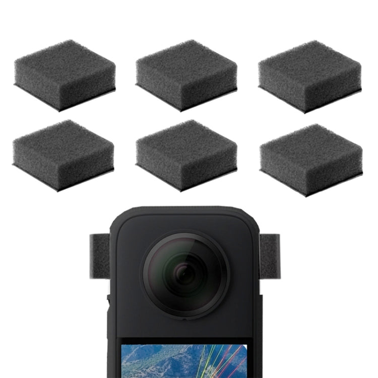 Para Insta360 X4 6pcs /Pack Algodón a prueba de viento con cancelación de ruido