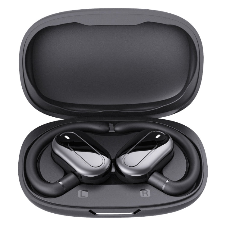 Auriculares Bluetooth tipo suspensión con contenedor de carga