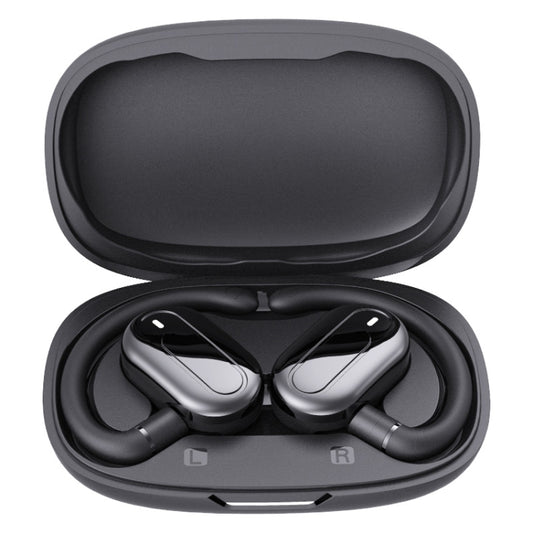 Auriculares Bluetooth tipo suspensión con contenedor de carga