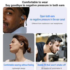 Auriculares Bluetooth tipo suspensión con contenedor de carga