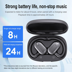 Auriculares Bluetooth tipo suspensión con contenedor de carga
