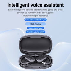 Auriculares Bluetooth tipo suspensión con contenedor de carga