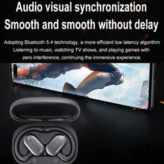 Auriculares Bluetooth tipo suspensión con contenedor de carga