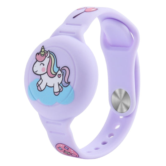 Para Airtag Cartoon Watch Strap Locator Funda de silicona
