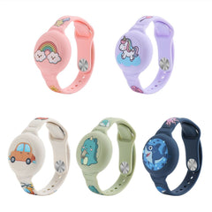Para Airtag Cartoon Watch Strap Locator Funda de silicona