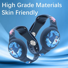 Para Airtag Cartoon Watch Strap Locator Funda de silicona