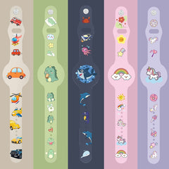 Para Airtag Cartoon Watch Strap Locator Funda de silicona