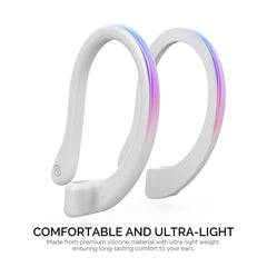 1 par de auriculares con ganchos magnéticos de silicona para AirPods