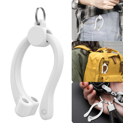 1 par de auriculares con ganchos magnéticos de silicona para AirPods