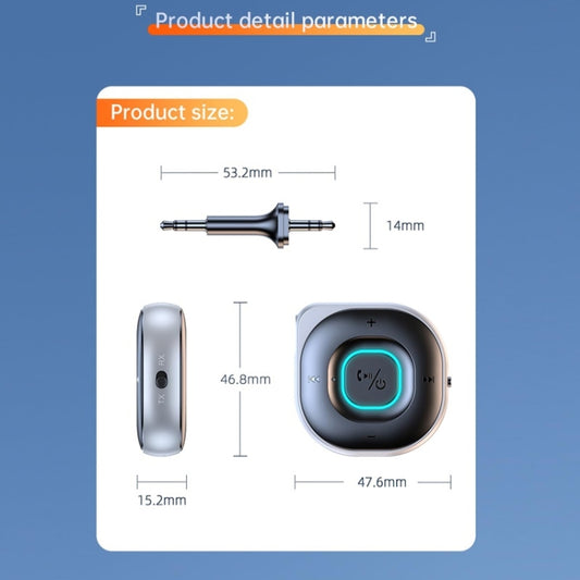 Transmisor receptor de audio AUX Bluetooth 5...