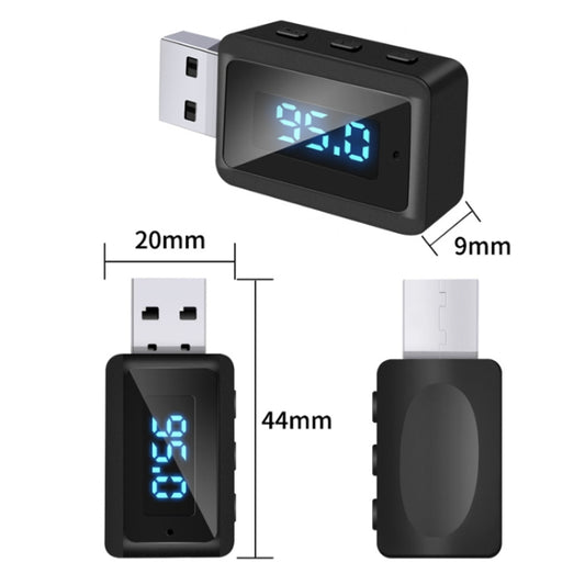 Receptor y transmisor de audio Bluetooth 5.3...