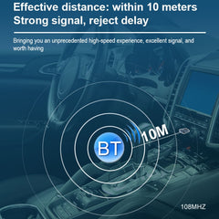 Receptor y transmisor de audio Bluetooth 5.3...