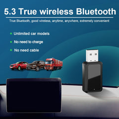 Receptor y transmisor de audio Bluetooth 5.3...