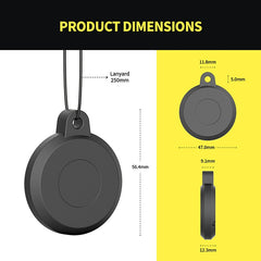 Estuche protector impermeable de plástico para rastreador Airtag para mascotas
