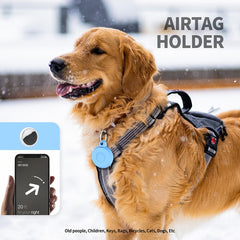 Estuche protector impermeable de plástico para rastreador Airtag para mascotas
