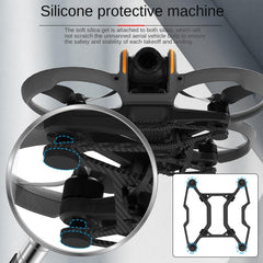 Parachoques de protección contra choques de fibra de carbono RCSTQ para DJI Avata 2