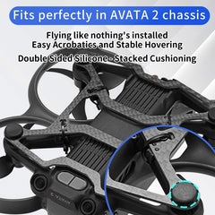 Parachoques de protección contra choques de fibra de carbono RCSTQ para DJI Avata 2