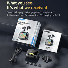 Auriculares con reducción de ruido dual ANC+ENC y pantalla táctil LX-10